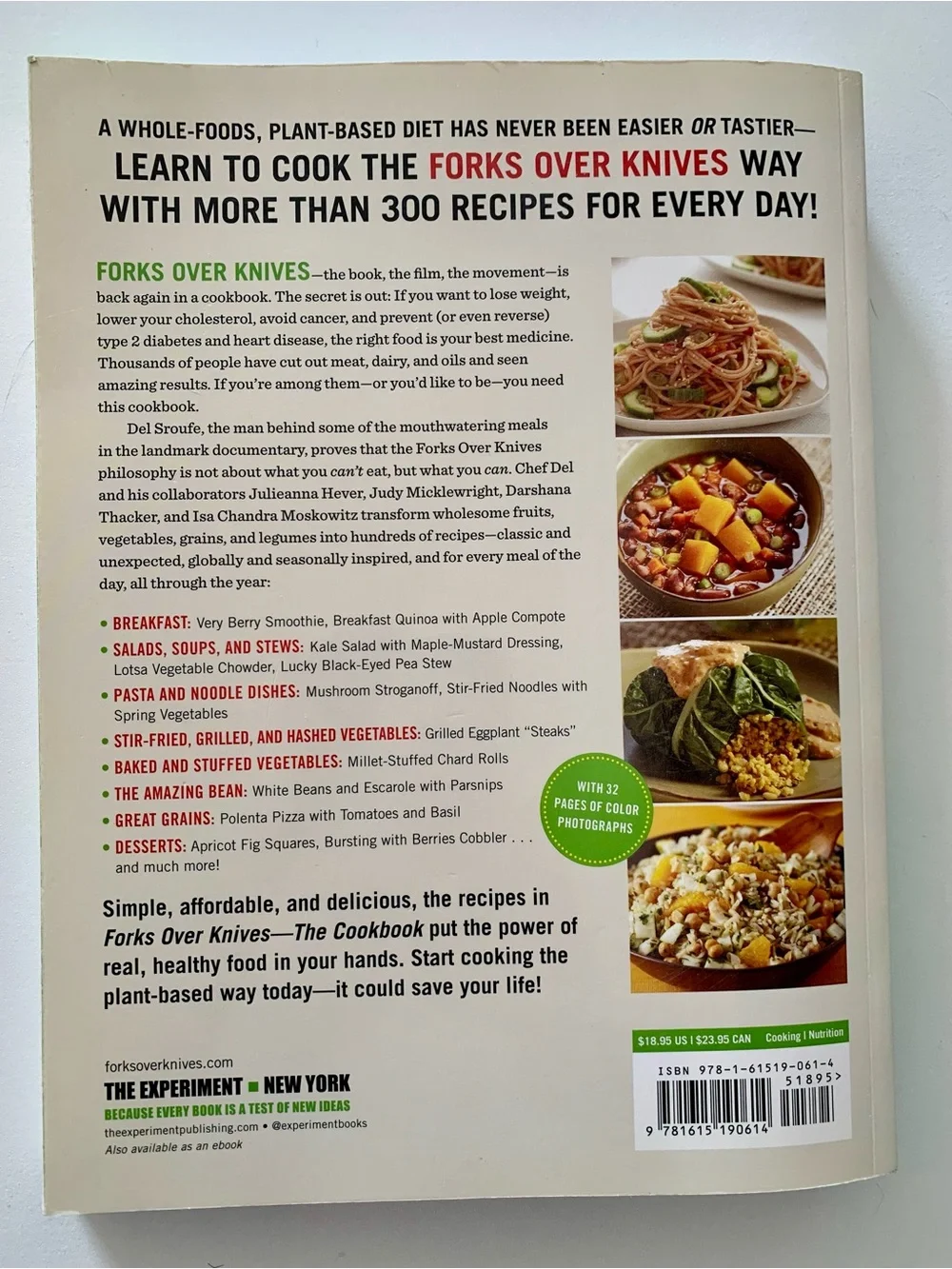 Forks over Knives The Cookbook by Del Sroufe